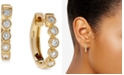 Macy's Diamond Bezel Hoop Earrings (3/8 ct. t.w) in 14K Gold